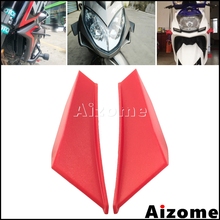 4 Color Universal Motorcycle Winglet Aerodynamic Wing Kit For Honda Yamaha Suzuki Kawasaki Nmax Aerox 155 PCX Vario CBR 2024 - buy cheap