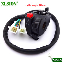 XLSION Handle Control Switch With Choke Lever 13 Wire 5 Function For ATV Quad Taotao Sunl Roketa Kazuma 110cc 125cc 150cc 200cc 2024 - buy cheap