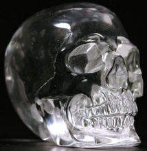 WBY---412++++ Quartz Rock Carved Crystal Skull ,Realistic,Healing 2024 - buy cheap