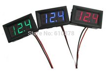 3pcs/lot,DC 4.5V to 30V Mini 0.56" Red Blue Green LED DC Digital Voltmeter Display Wattmeter / Reverse connection protection 2024 - buy cheap