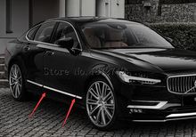 Adesivo lateral para porta de carro, decoração automotiva, "para volvo s90 2017, acessórios para automóveis 2024 - compre barato