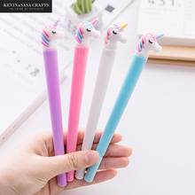 4Pcs/Set Unicorn Gel Pen Quality Stationery School Supplie Gel Ink Pen School Stationery Office Suppliers Pen Kids Gift Tool 2024 - buy cheap