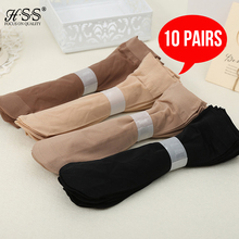 Hot Selling 10 Pairs/Lot Female Sexy socks Cored Wire sock Ladies Socks Invisible Ultra-thin Breathable Show Thin 2024 - buy cheap