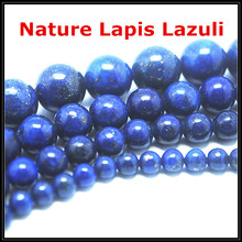 wholesale nature lapis lazuli stone beads spacer beads charms jewelry beads accessories size 4mm 6mm 8mm 10mm 12mm 2024 - buy cheap