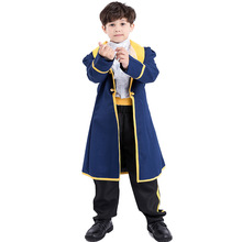 Kids Boys Prince beast costume beauty and the beast costume cosplay fantasy halloween costumes for Children cosplay costume 2024 - buy cheap