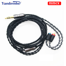 Cable trenzado de 4 hebras para auriculares MMCX, accesorio para teléfono móvil, compatible con Shure SE535, SE846, UE900, Universal, mmcx, nuevo 2024 - compra barato