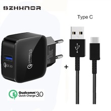 Carregador rápido qc3.0, carregador para oneplus 6 a6000 5t a5010 5 a5000/3t a3010/3 a3000 one plus 2 com usb tipo c, carregador 2024 - compre barato