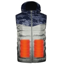Men Winter Outwear USB Infrared Smart Heating Vest Jacket Electric Thermal warm Waistcoat inside coat size M~5XL 2024 - buy cheap