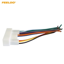 FEELDO Car Radio Stereo Wiring Harness Adapter Plug For Hyundai IX35/Elantra/Santa Fe/Sonata Aftermarket CD/DVD Stereo Installat 2024 - buy cheap