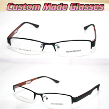 Gafas de lectura con patas de Color madera, lentes ópticas hechas a medida, Semi-borde, 1 + 2019 + 2 + 1,5 + 3 + 2,5 + 4 + 3,5 + 5 + 4,5 + 6, 5,5 2024 - compra barato
