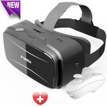 Vr box headset Sansui 3d glasses/virtual reality cardboard gear vr +  Remote Control 2024 - buy cheap