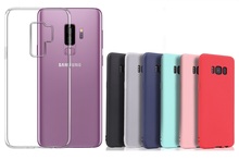 Матовый Силиконовый Мягкие TPU ультра тонкий чехол для samsung Galaxy Note 9 Примечание 8 S8 S9 плюс S6 S7 край A3 A5 A7 S4 S5 C9 Pro Чехол 2024 - купить недорого