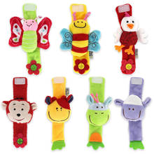 Cartoon Baby Toys 0-12 Months Soft Animal Baby Rattles Children Infant Newborn Plush  Baby Toy Wrist Strap for children gift 2024 - buy cheap