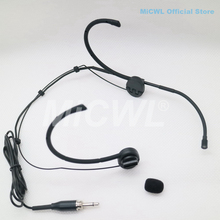 Earset Headset Microphone For Wireless Mike BeltPack Transmitter PC Computer 3.5mm Jack MiCWL E6i Black Mic 2024 - buy cheap