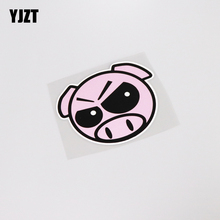 YJZT 11.8CM*9.8CM Cartoon Funny JDM Pig Car Styling PVC Car Sticker Decal Accessories 13-0226 2024 - buy cheap