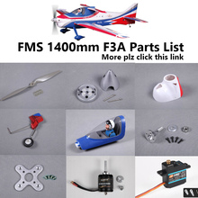 Fms 1400mm 1.4m f3a olympus, lista de peças de hélice, girador, eixo de motor, trem de pouso, esc rc, modelo de avião 2024 - compre barato
