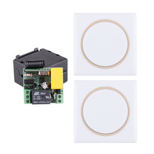 Interruptor sem fio, interruptor de luz ac 220v 1ch 2ch 3ch 4ch 10a rf + novo transmissor painel de parede controle remoto