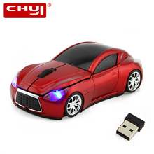 Chyi mouse automotivo ergonômico sem fio, mouse óptico infiniti usb 2.4 dpi para jogos em carro esportivo 1600g para pc laptop 2024 - compre barato