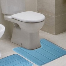 40*60cm Shape High Density Non-slip Bathroom Toilet Pedestal Rug Carpet Floor Mats Bath 2024 - buy cheap