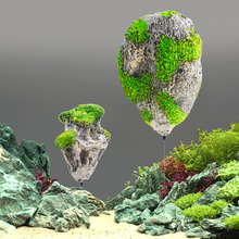 Плавающая скала подвесной искусственный камень аквариумный Декор Аквариум Украшение плавающая пемза орнамент Летающий рок 2024 - купить недорого