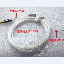 diy earphone wire silver plated wire 2024 - buy cheap