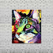 Canvas Print Animal Cat Oil Painting Wall Art Picture Printed on Canvas wall pictures for living room decorative pictures art 2024 - buy cheap