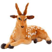 30-75 см креативная новая плюшевая кукла Sika Deer, подарок для взрослых, домашняя декорация, красивый олень, симуляция животных, хорошее качество 2024 - купить недорого