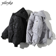 Winter Jacket Men Clothes 2019 Casual Hooded Collar Fashion Thick Windbreaker Coat Men Parka Hombre Outerwear Warm Snow Parkas 2024 - buy cheap