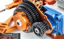 Система трансмиссии GTB 3 скорости с пластиковой крышкой шестерни для 1:5 HPI KM ROVAN Baja 5B 5T 5SC RC Car Upgrade Part 2024 - купить недорого