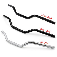 Black/Chrome 1" 25mm Motorcycle Iron Tracker Handlebars Drag Bars For Harley Softail Dyna Sportster XL 883 1200 2024 - buy cheap