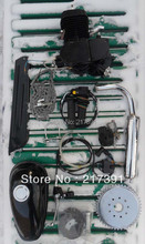 80cc Bicycle Gas Motor Engine Kit 1E47F With Black Engine 2024 - купить недорого