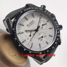 Relógio inteligente, caixa preta, mostrador branco, vidro arqueado, multifunção, data, movimento automático, masculino 2024 - compre barato