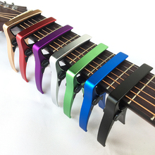 7 unids/set Arco Iris Color Aluminio de aleación de cejilla de Metal guitarra Cambio rápido abrazadera clave acústica Capo de guitarra clásica guitarra Accesorios 2024 - compra barato