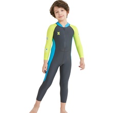 Traje de buceo Unisex para niños y niñas, traje de neopreno de 0,5 MM, mantiene el calor, traje de baño de manga larga con protección UV 2024 - compra barato