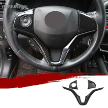 Car Steering Wheel Cover Trim Car Sticker interior accessories Fit For Honda Vezel HR-V HRV 2015 2016 2017 2018    C1110 2024 - buy cheap