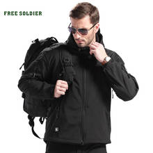FREE SOLDIER Outdoor Sport Tactical Military Jacket Men's Clothing For Camping Hiking Softshell Windproof Warm Coat Hunt Clothes 2024 - buy cheap
