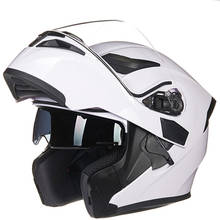 Double lens Modular Motorcycle helmet Classic flip up motorbike helmet Aerodynamic design good looking and safety 2024 - buy cheap