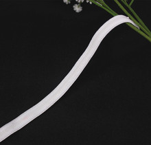 10mm  White Elastic Stretch Webbing Ribbon Tape Band Applique Trim Sewing Supplies for Cloth Bra Strap Accessories 50yd/T1144 2024 - buy cheap
