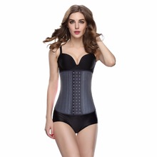 25 Steel Boned Waist Trainer Corset Underbust Latex Shapewear Corselet Waist Cincher Models Strap Girdles Body Shaper For Women 2024 - buy cheap