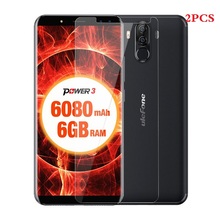 Защитная пленка для Ulefone Power 3S 9H Premium, закаленное стекло, 2 шт., 0,26 мм 2024 - купить недорого