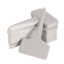 100 Pcs Garden Labels Gardening Plant Classification Sorting Sign Tag Ticket Plastic Writing Plate Board Plug In Card White 2024 - buy cheap