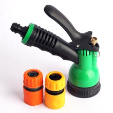 NuoNuoWell Adjustable Nozzles 7 Spray Pattern Water Gun+ 2pcs 1/2'' Hose Quick Connector Garden Lawn Irrigation Water Hose Gun 2024 - buy cheap