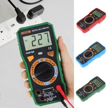 AN819A Digital Multimeter 999 Counts Backlight LCD AC/DC Voltage Current Tester Meter Portable Ammeter with Crocodile Clips Tool 2024 - buy cheap