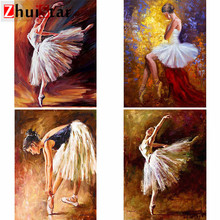 Pintura de diamantes 5d cuadrados/redondos, bordado de diamantes, baile, belleza, mosaico artesanal, decoración del hogar, drop shipping 2024 - compra barato