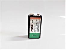 Batería recargable de 9 voltios para micrófono, 10 unids/lote, gran capacidad, 2000mAh, Ni-MH, 9 V 2024 - compra barato