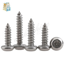 Tornillo de rosca torx de cabeza redonda, tornillo antirrobo de acero inoxidable 304, M2.9/M3.5/M3.9/M4.8 * 6,5/9,5/13/19/25-38mm 2024 - compra barato