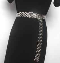 Women's runway fashion metal Cummerbunds female Dress Corsets Waistband Belts decoration wide belt R1543 2024 - buy cheap