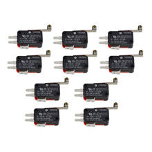 NEW 10pcs 3 Terminals Micro Switches V-156-1C25 Limit Switch with Long Hinge Roller Momentary SPDT Snap Action 2024 - buy cheap