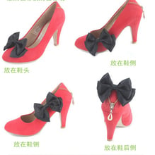 One Pair Free Shipping Korean Style Candy Color Silk Bowknot Shoe Clip Buckle Accessories Hand-made Shoe Decorations 2024 - buy cheap