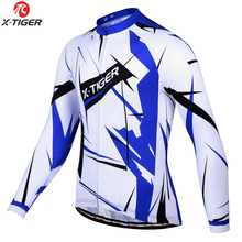 X-Tiger Pro Cycling Jersey Bicycle Sportswear Clothes MTB Bike Clothing Spring Long Sleeve Cycling Clothing Ropa De Ciclismo 2024 - buy cheap